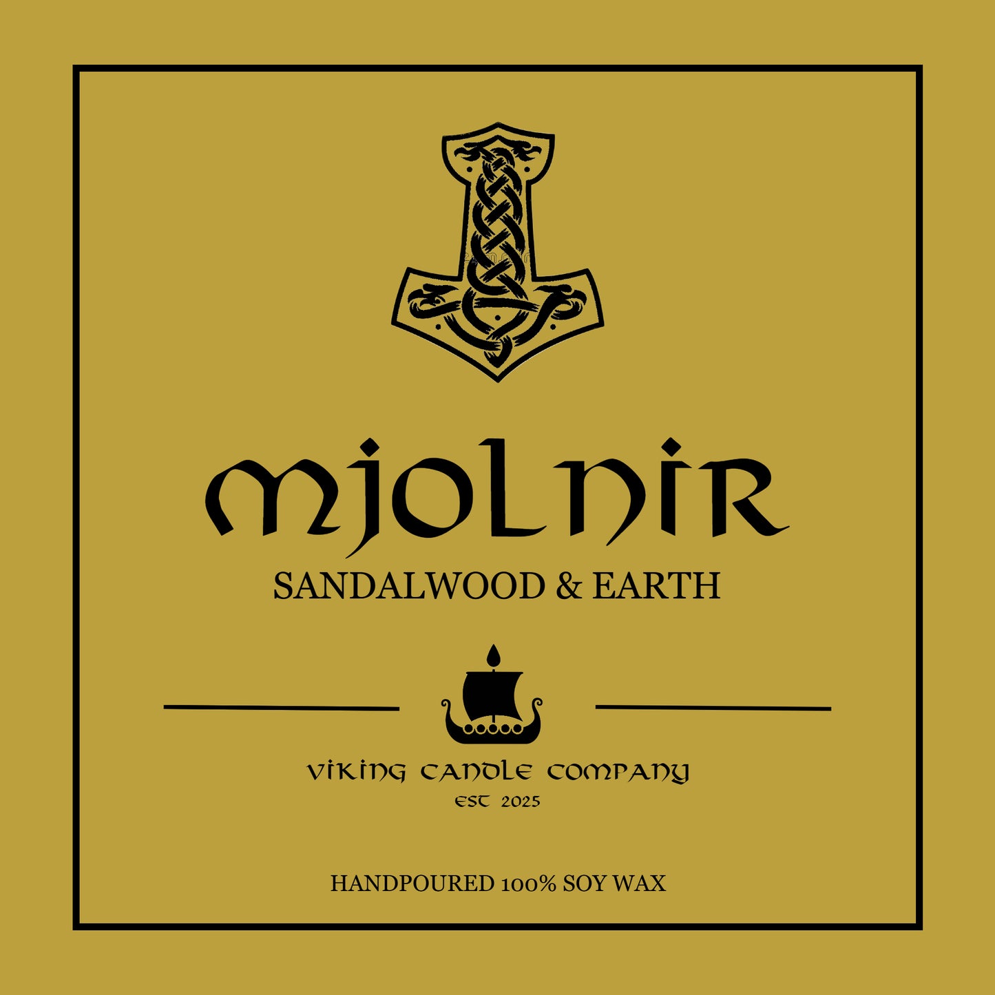 Sandalwood & Earth Single Wick Candle Jar