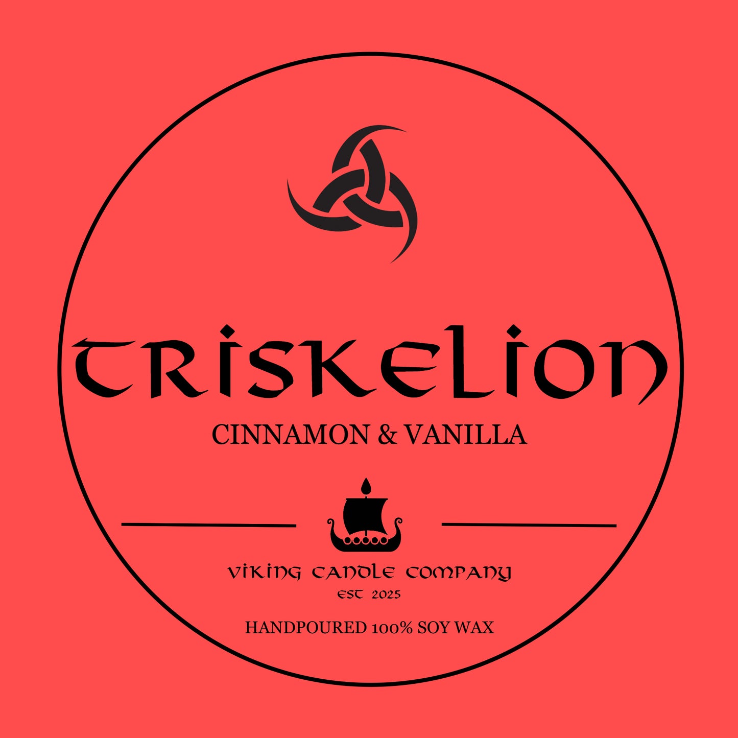 Cinnamon & Vanilla Single Wick Candle Tin